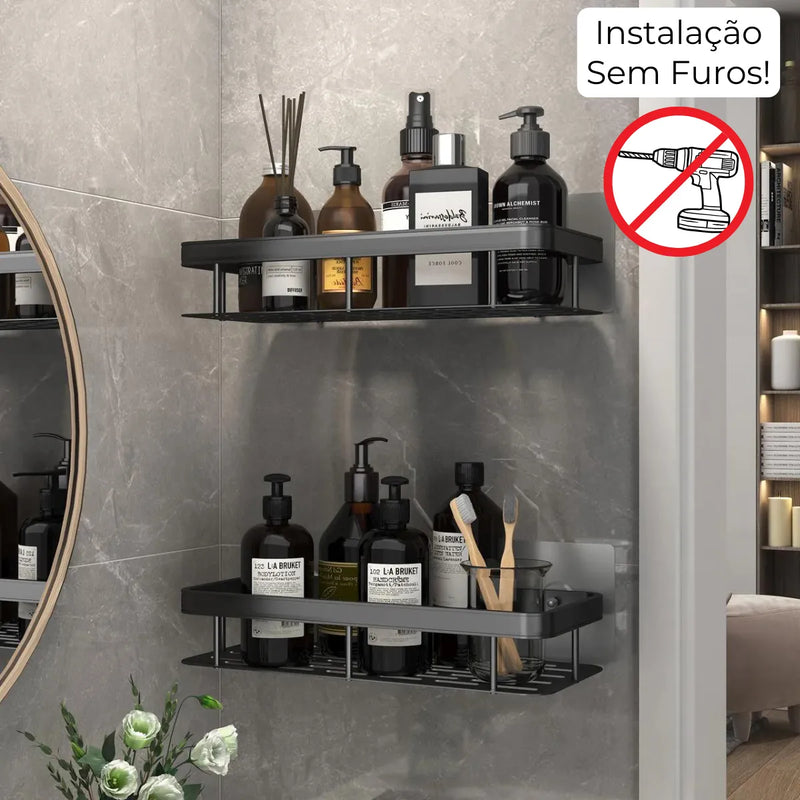 VitaAlu - Suporte Organizador Alumínio + Adesivos ProFix™ de Brinde! [FRETE GRÁTIS]