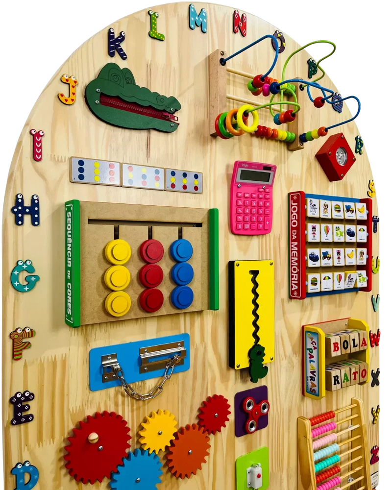 Painel de Atividade Educativas Meia Lua 110x90cm