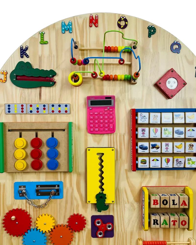 Painel de Atividade Educativas Meia Lua 110x90cm