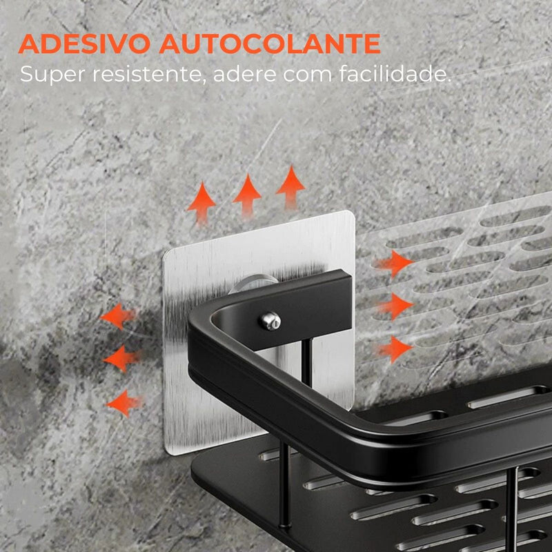 Suporte Toalha Duplo com Adesivos ProFix - Vita™ [FRETE GRÁTIS]