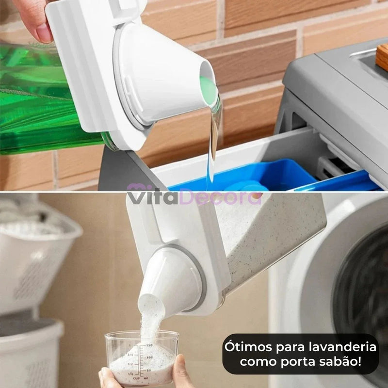 Condex 1,3 Litros - Potes Herméticos Porta Condimentos com Vedação em Silicone
