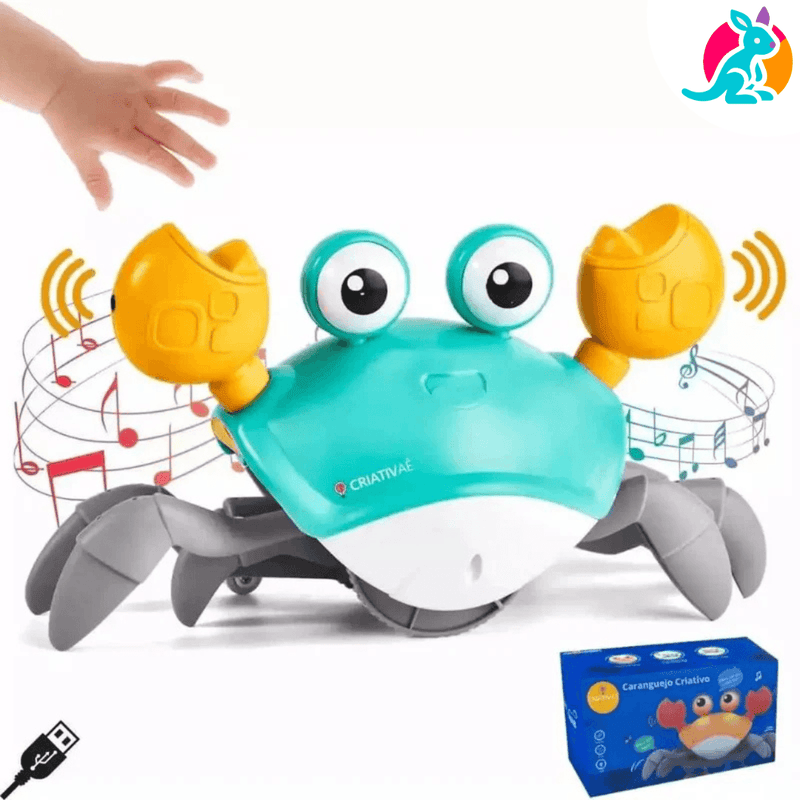 Caranguejo Fujão - Brinquedo Interativo Para Crianças