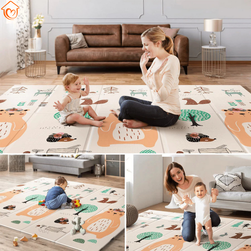 Tapete de Atividades Infantil Dobrável Dupla Face JoyToy 200x150cm - ÚLTIMAS UNIDADES
