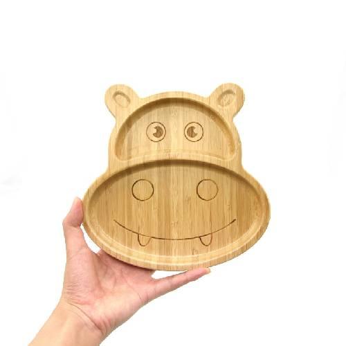 Prato Alimentação Bambu - Coleção Meu Animalzinho (1 Peça)