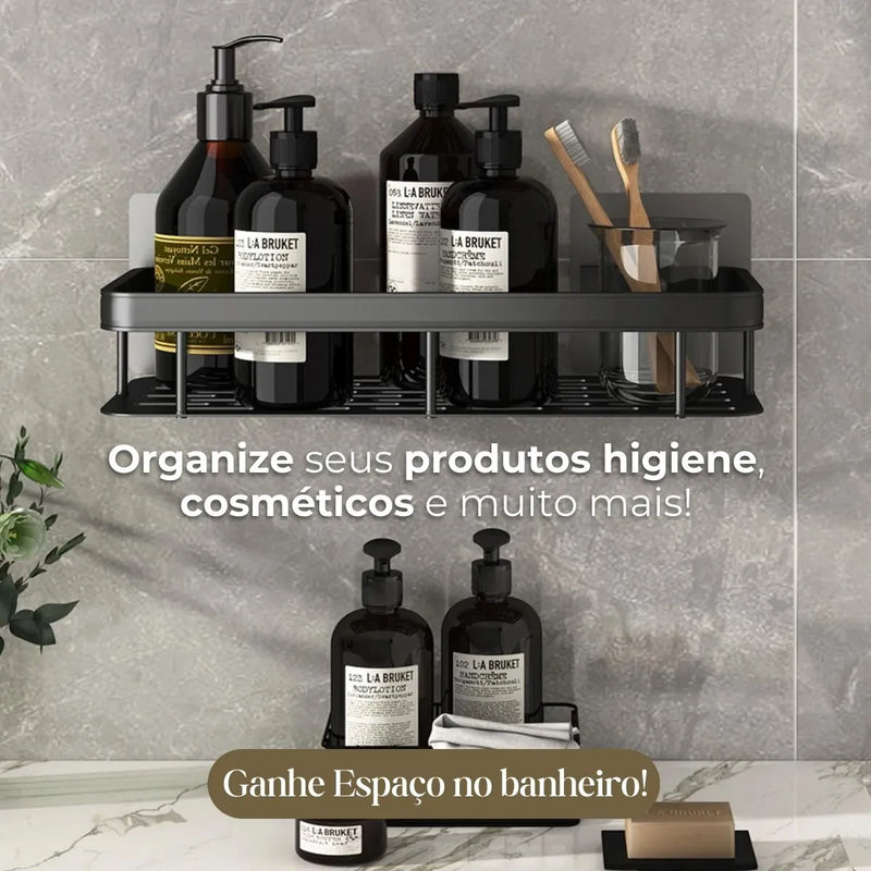 VitaAlu - Suporte Organizador Alumínio + Adesivos ProFix™ de Brinde! [FRETE GRÁTIS]