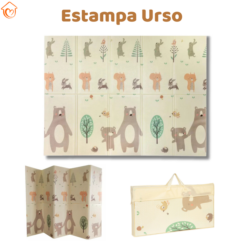 Tapete de Atividades Infantil Dobrável Dupla Face JoyToy 200x150cm - ÚLTIMAS UNIDADES