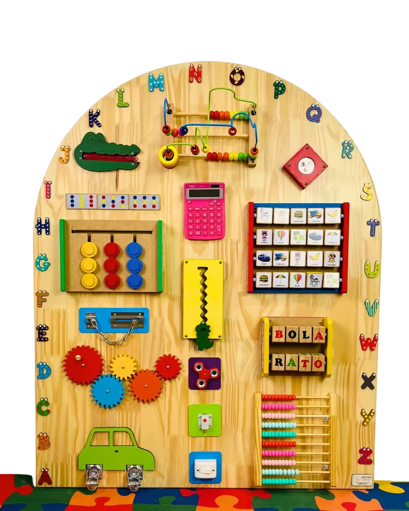 Painel de Atividade Educativas Meia Lua 110x90cm