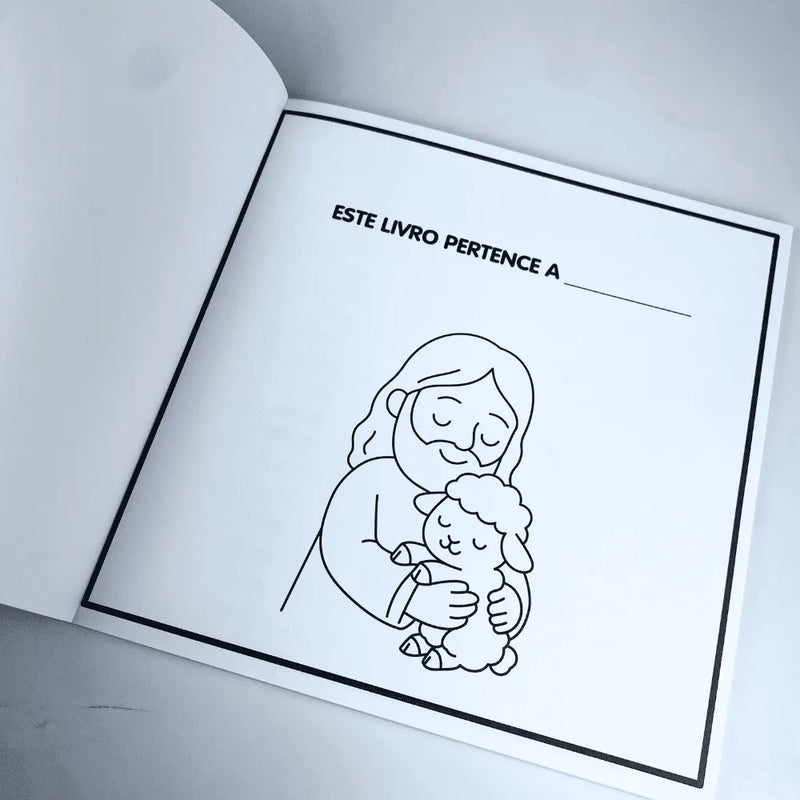 Historia da Bíblia Milagres de Jesus - Livro de Colorir