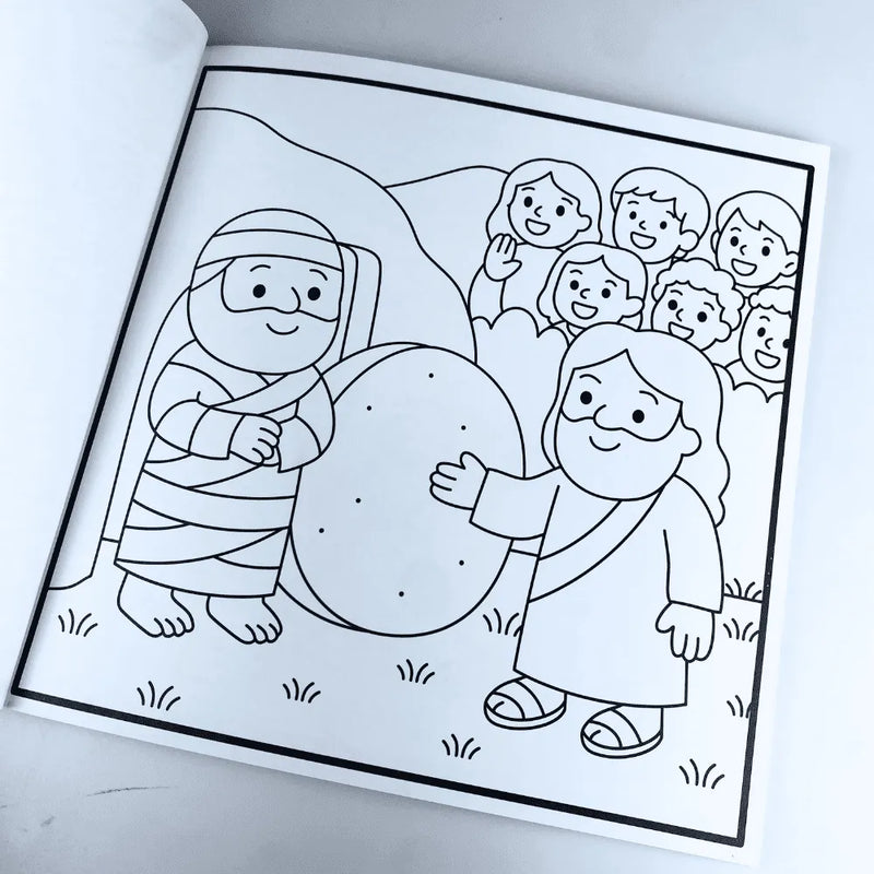 Historia da Bíblia Milagres de Jesus - Livro de Colorir