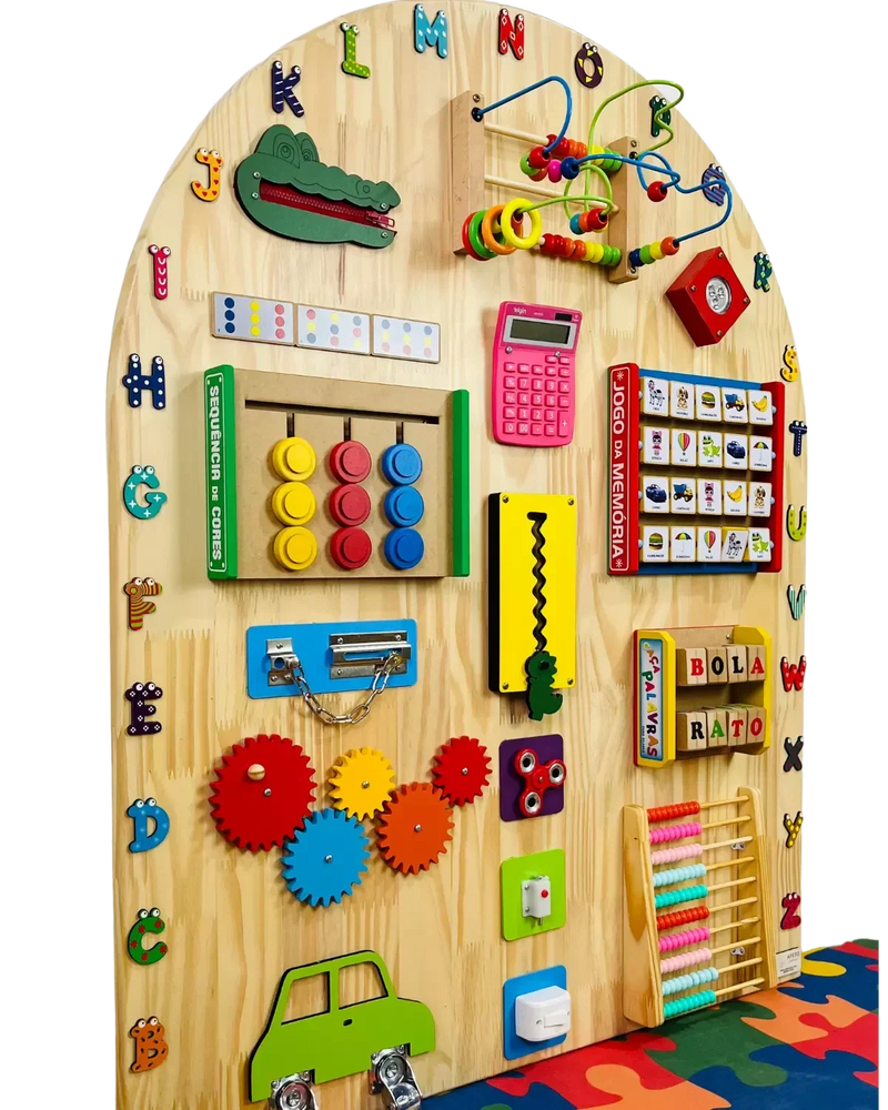 Painel de Atividade Educativas Meia Lua 110x90cm