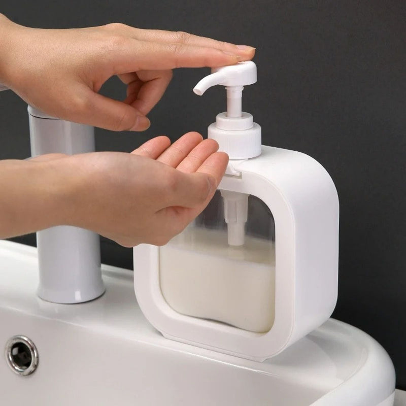 Dispenser Sabonete Líquido Portátil Banheiro Cozinha Lavabo Viagem 300ml