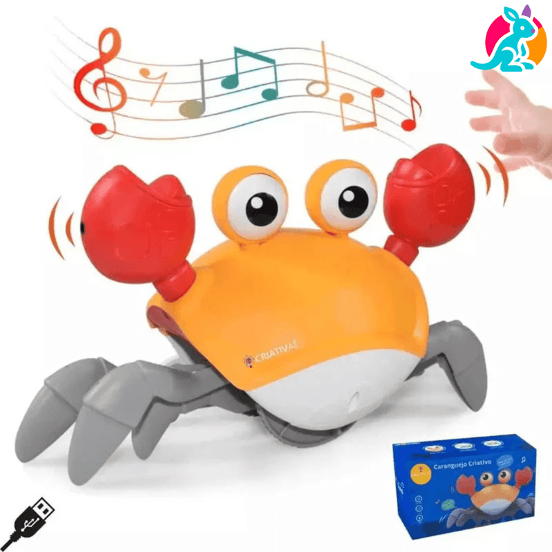 Caranguejo Fujão - Brinquedo Interativo Para Crianças